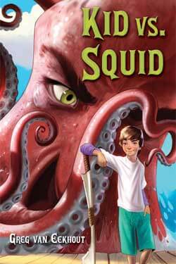 Book cover of “Kid vs. Squid” by Greg van Eekhout