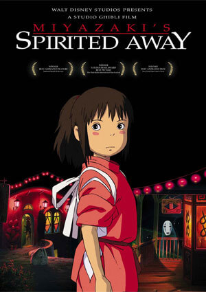 Movie poster of “Spirited Away”